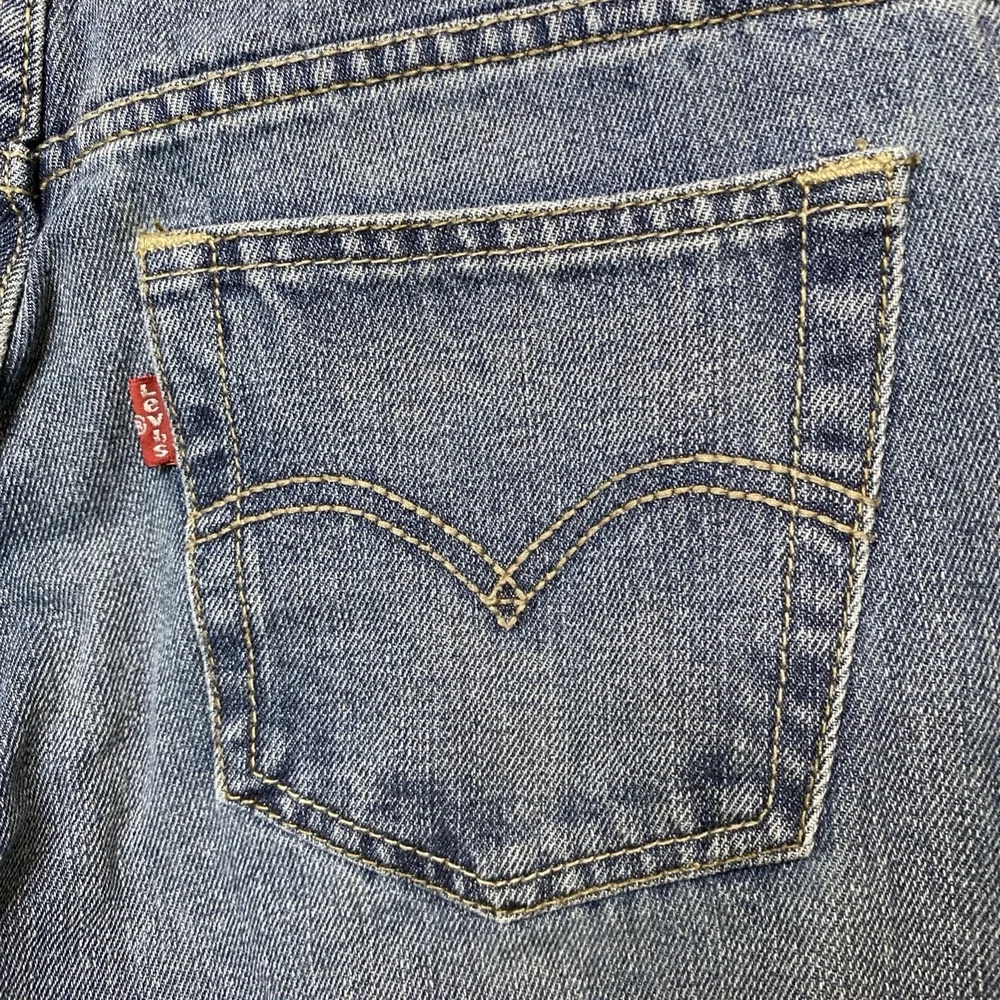 Levi's 505 Straight Jeans Men Blue Denim 20R 30x30 Mid-rise Med Wash Whiskered